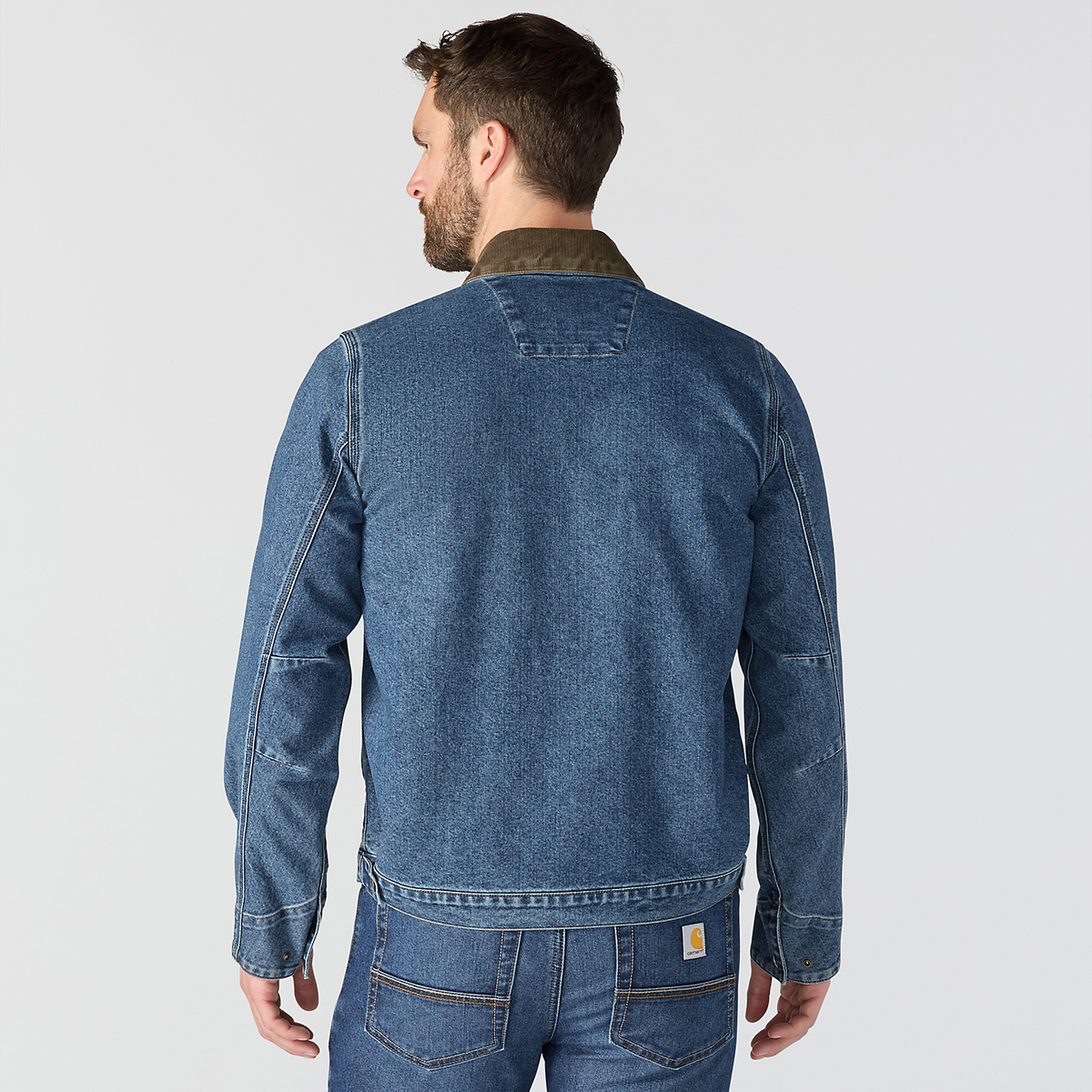 Carhartt Denim Relaxed Fit Detroit Jacket - 107327 HT6