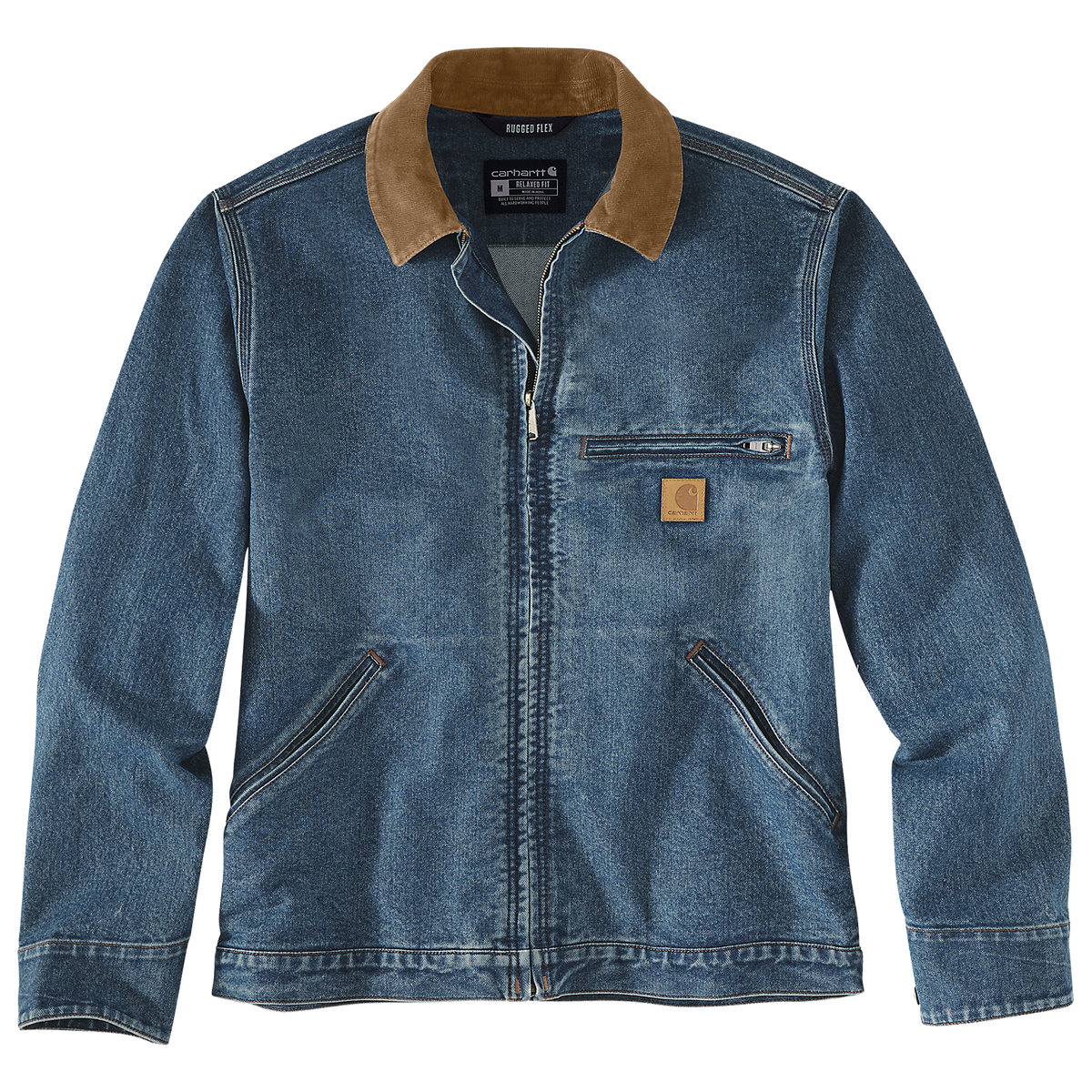 Carhartt Denim Relaxed Fit Detroit Jacket - 107327 HT6