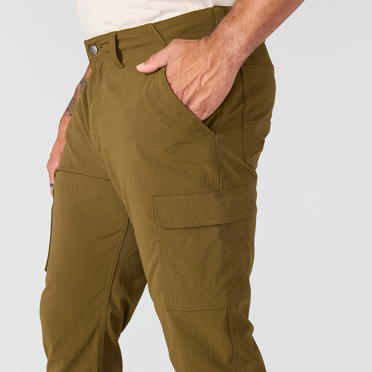 Relaxed Tapered Force Ripstop Cargo Pant - 107329 - Green