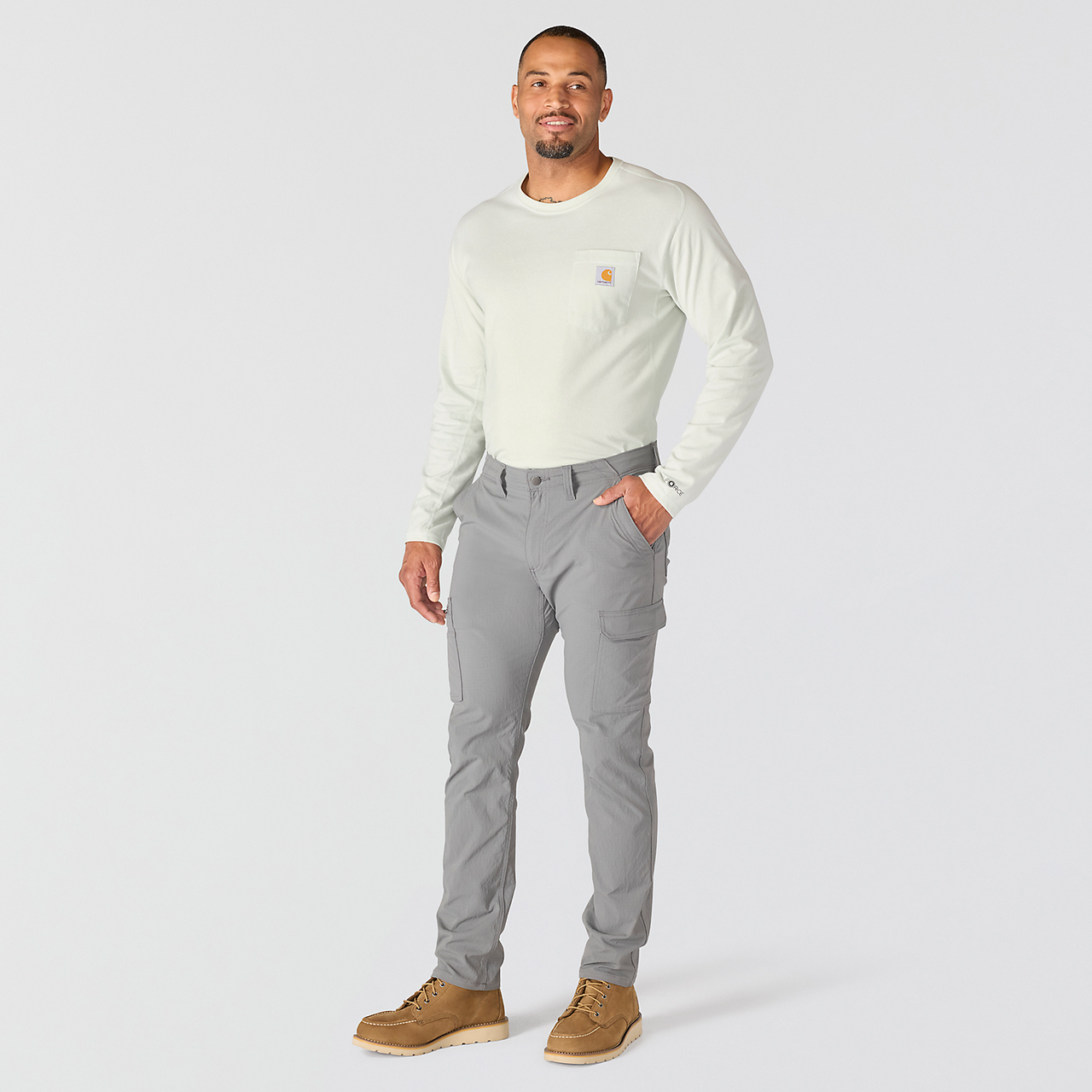 Relaxed Tapered Force Ripstop Cargo Pant - 107329 - Grey