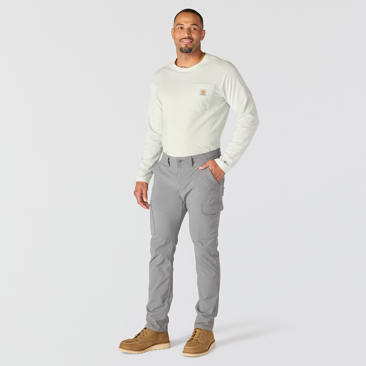 Relaxed Tapered Force Ripstop Cargo Pant - 107329 - Grey