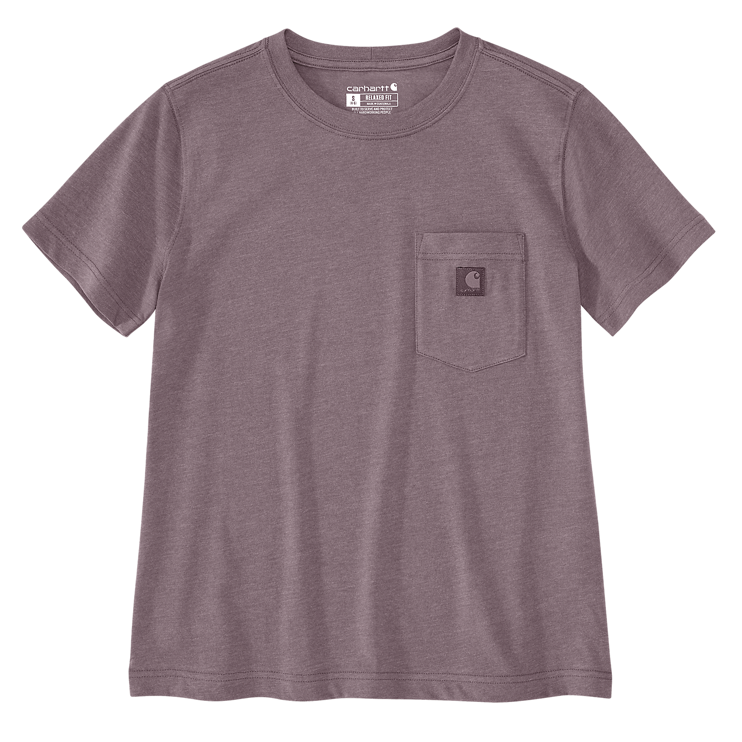 Carhartt Women Irvine Relaxed T-shirt - Berry Heather 107391 V96