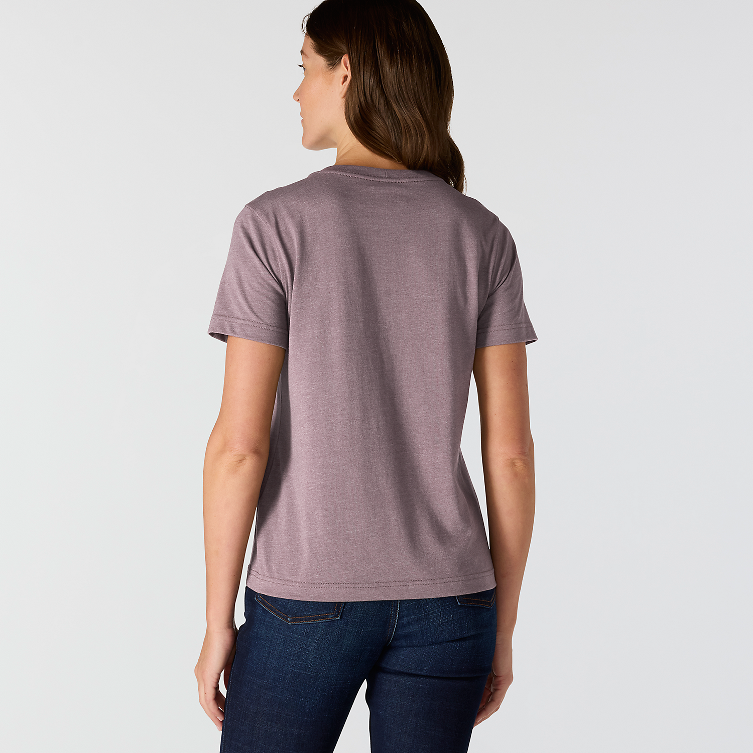 Carhartt Women Irvine Relaxed T-shirt - Berry Heather 107391 V96