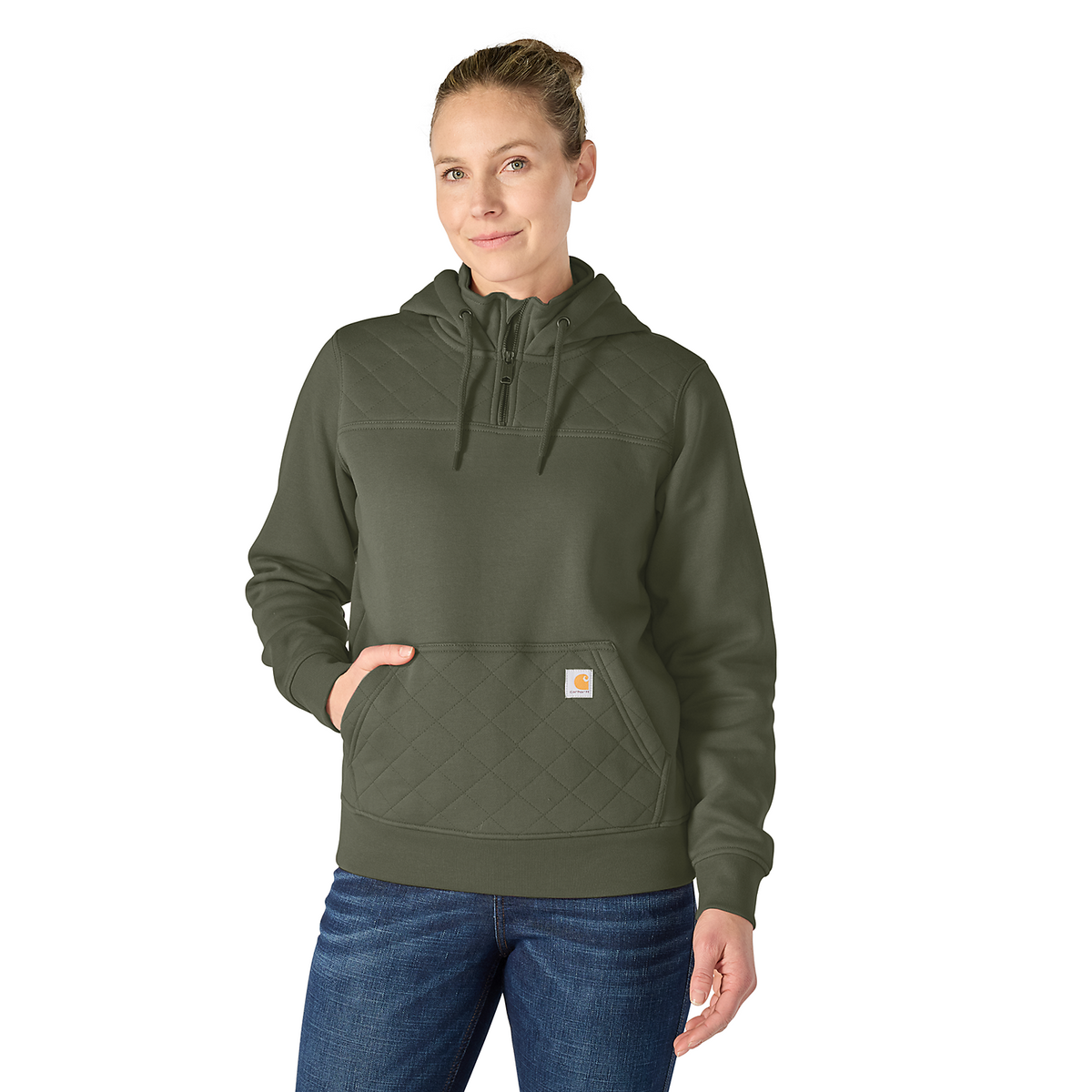 Carhartt Paxton Qrt Zip Sweatshirt - 107753 N04