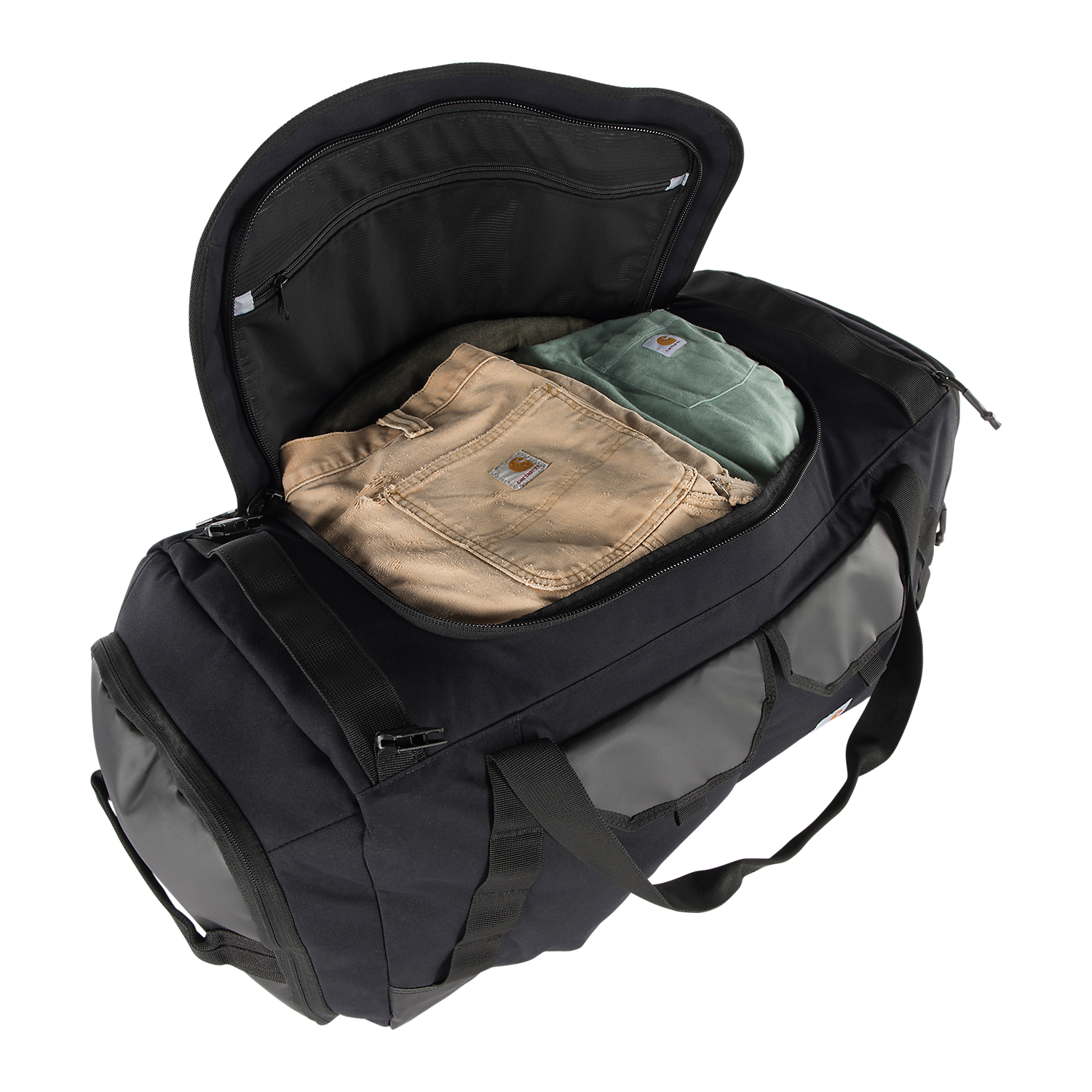 Carhartt 55L Nylon Heavy Haul Duffel Black - 802631 001