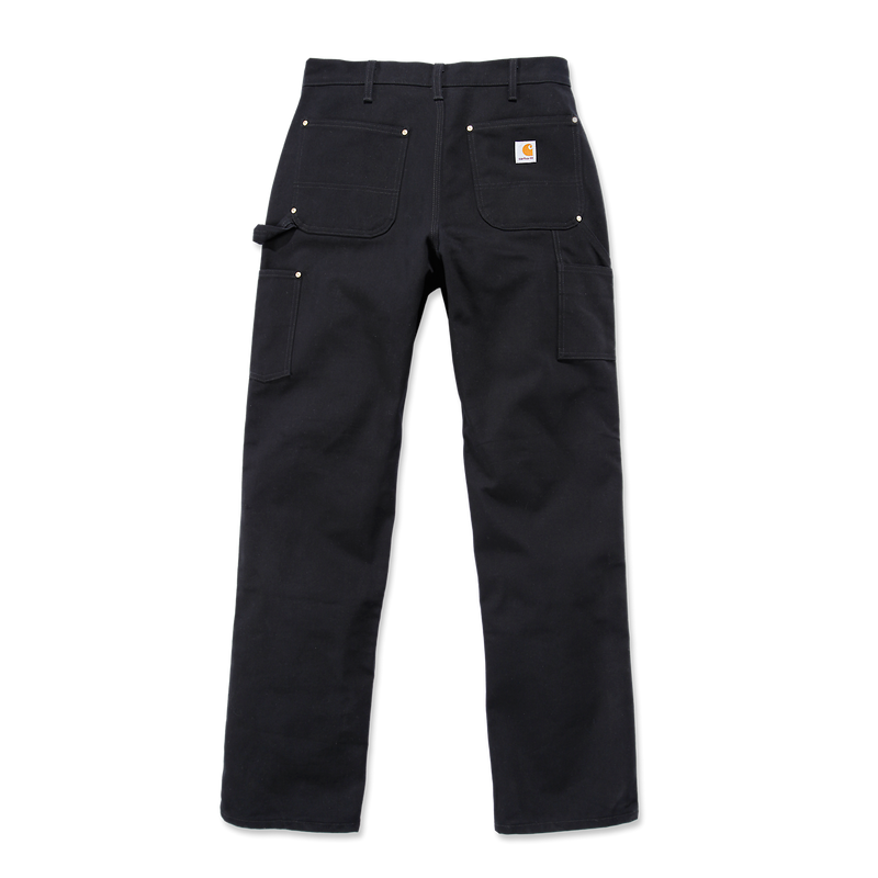 Carhartt Loose Fit Firm Duck Double Front Utility Work Pant - B01 Black
