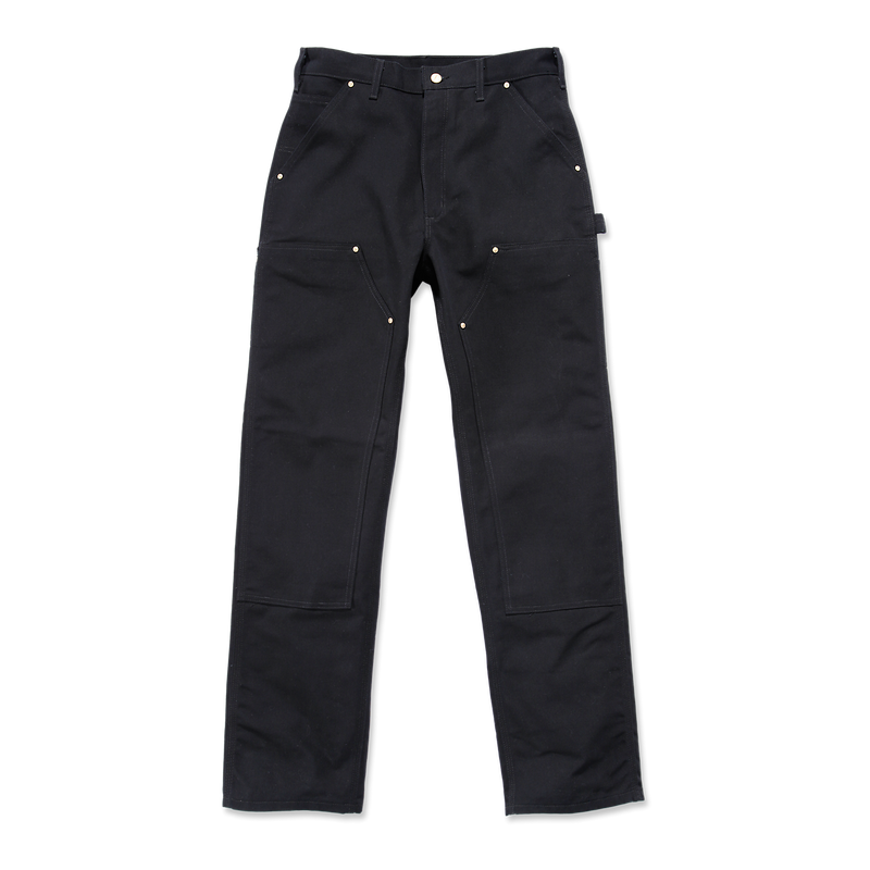 Carhartt Loose Fit Firm Duck Double Front Utility Work Pant - B01 Black