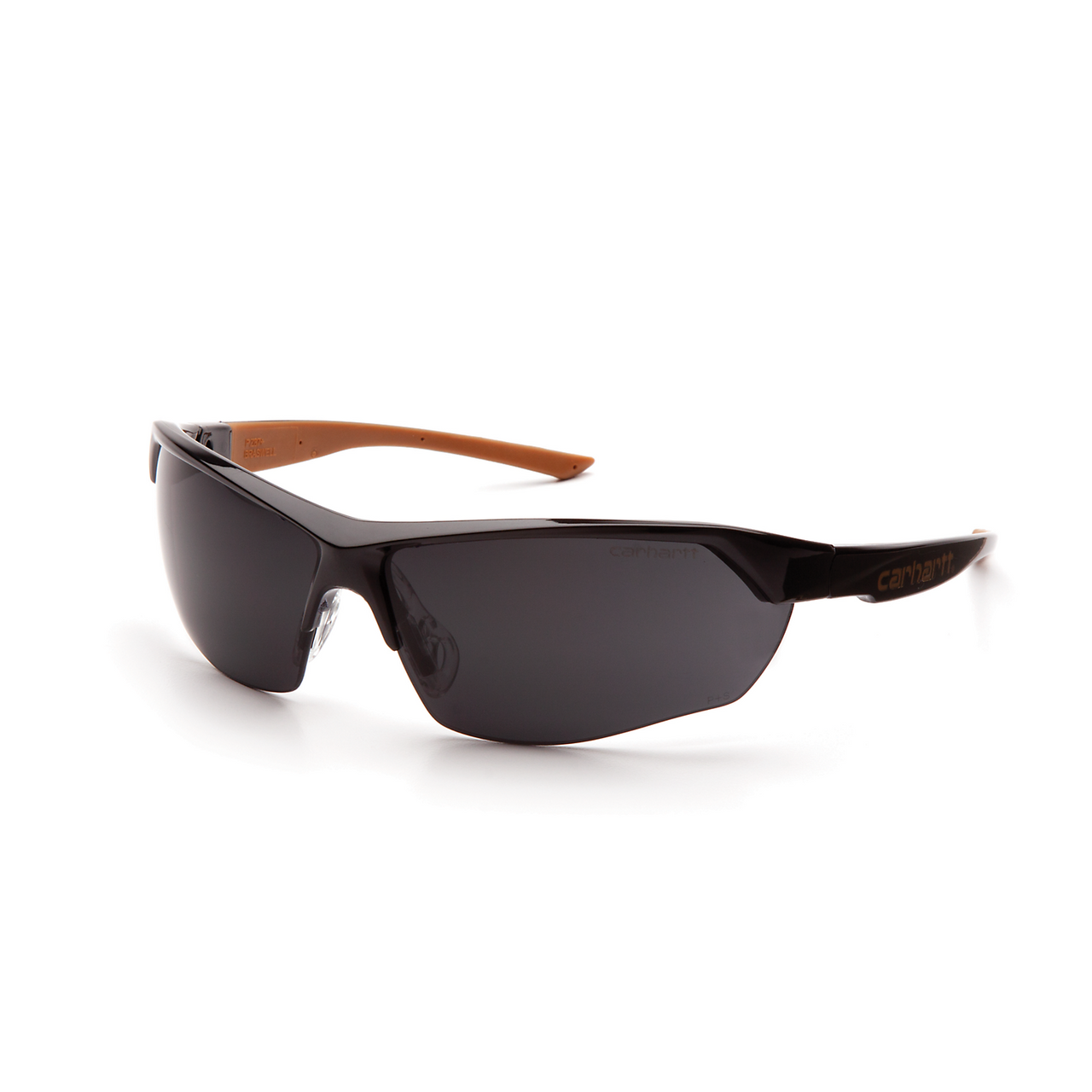 Carhartt Braswell Half Ratcheting Temple Safe Glasses - EGB11D Grey