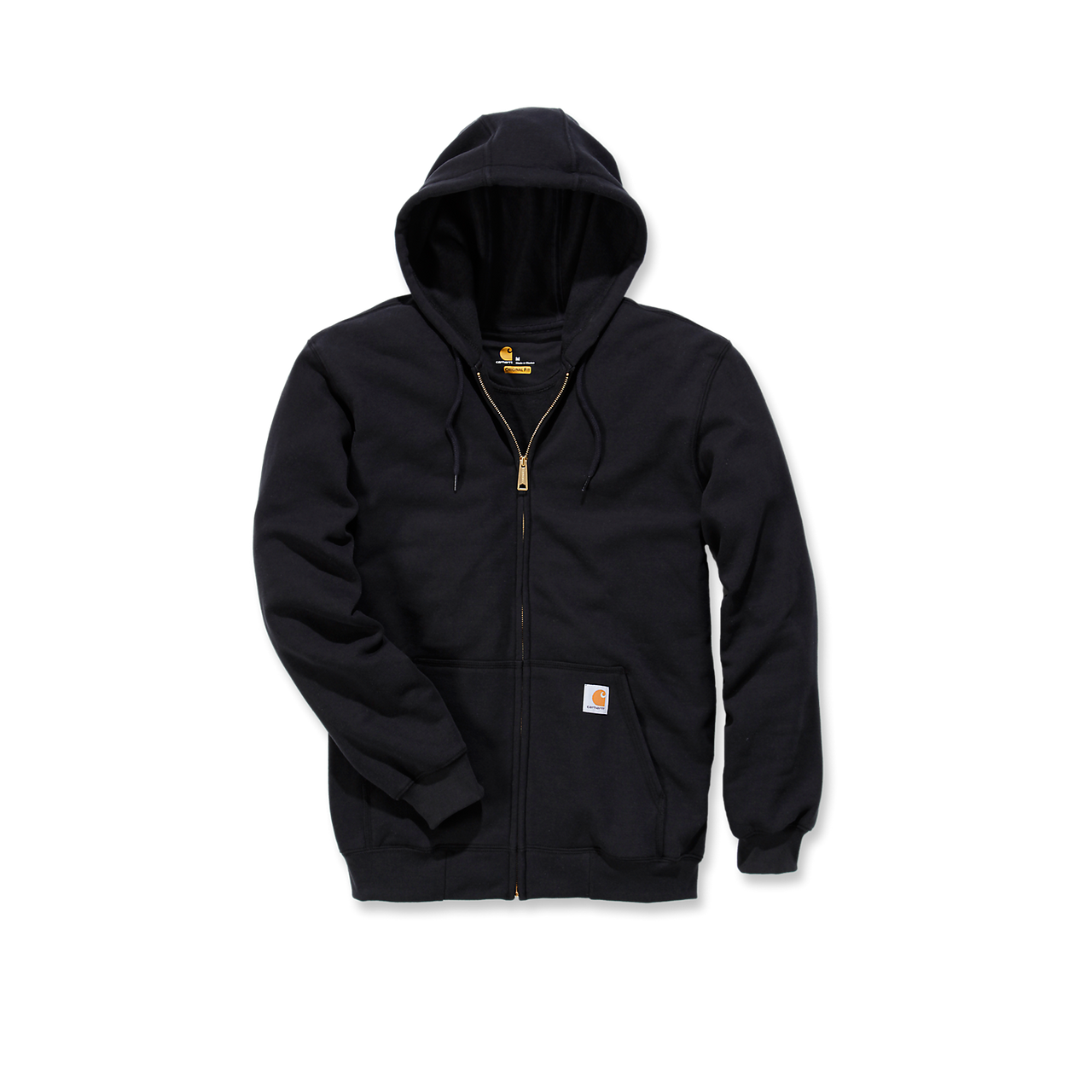 Carhartt Hooded Sweatshirt With Zipper K122 - Black