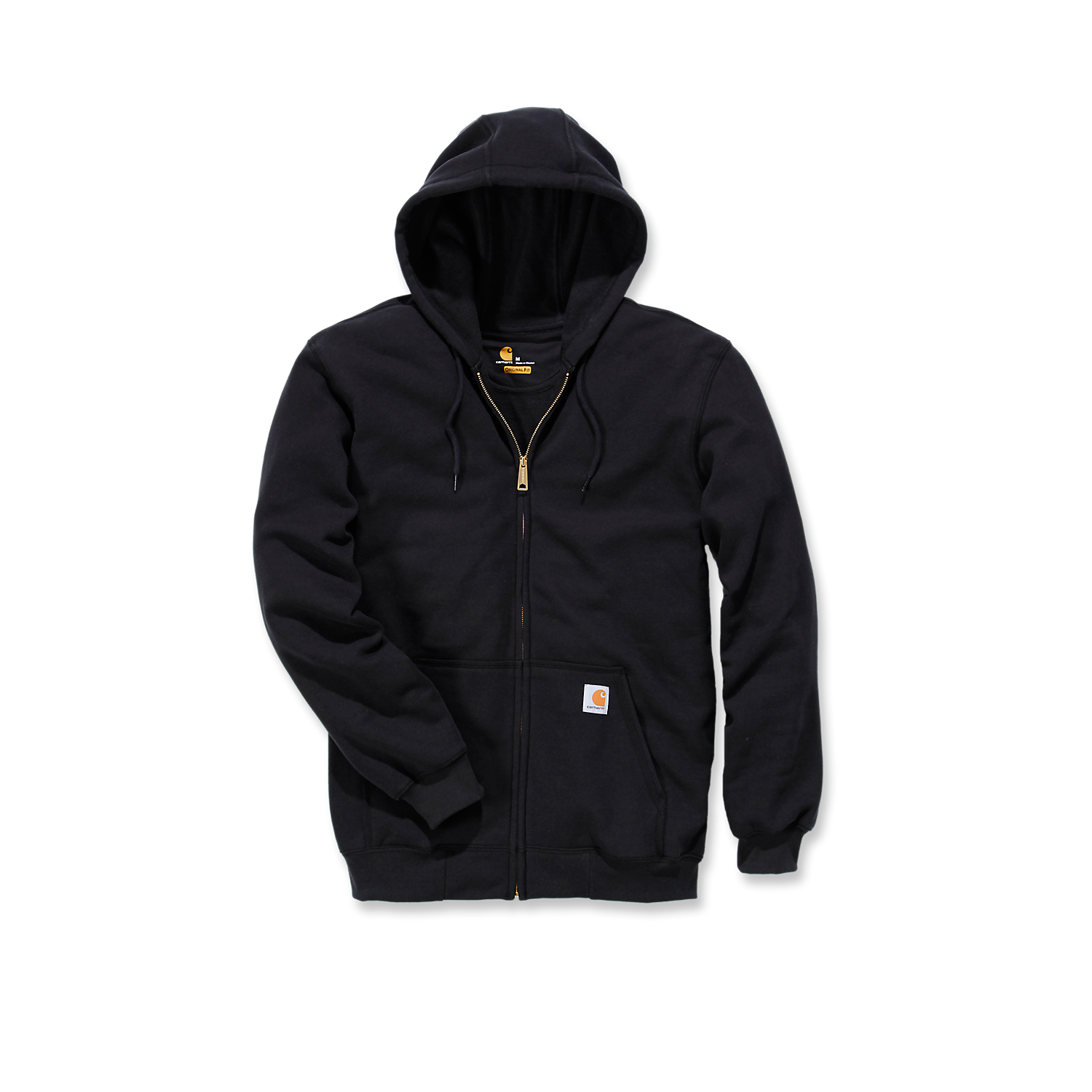 Carhartt Hooded Sweatshirt With Zipper K122 - Black
