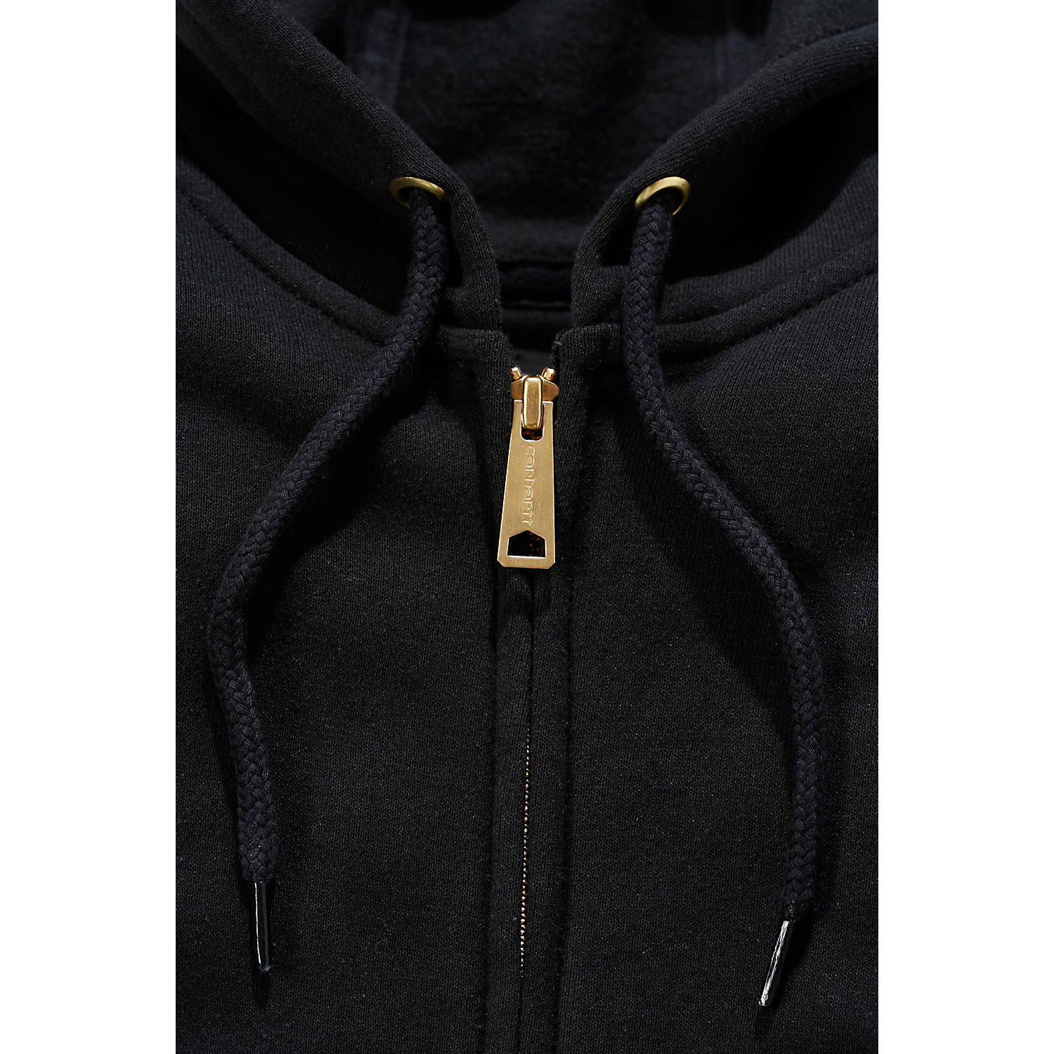 Carhartt Hooded Sweatshirt With Zipper K122 - Black