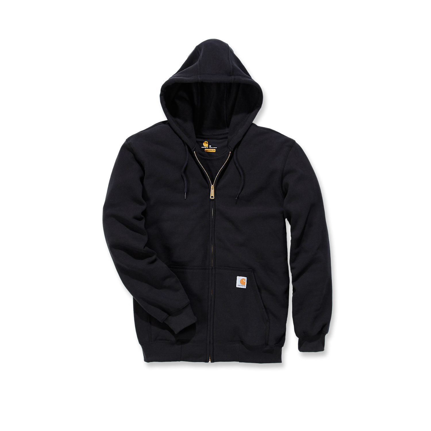 Carhartt Hooded Sweatshirt With Zipper K122 - Black