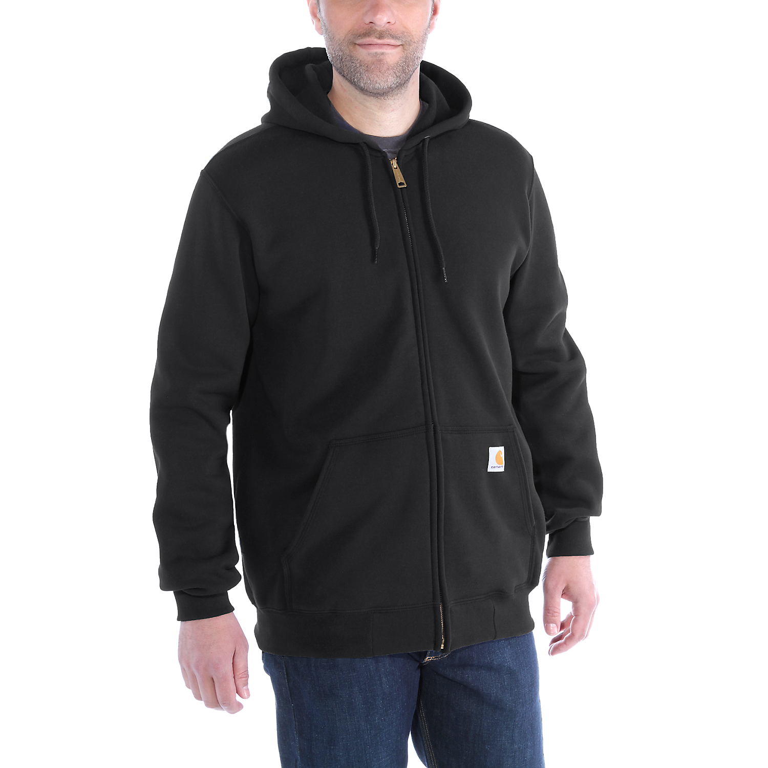 Carhartt Hooded Sweatshirt With Zipper K122 - Black