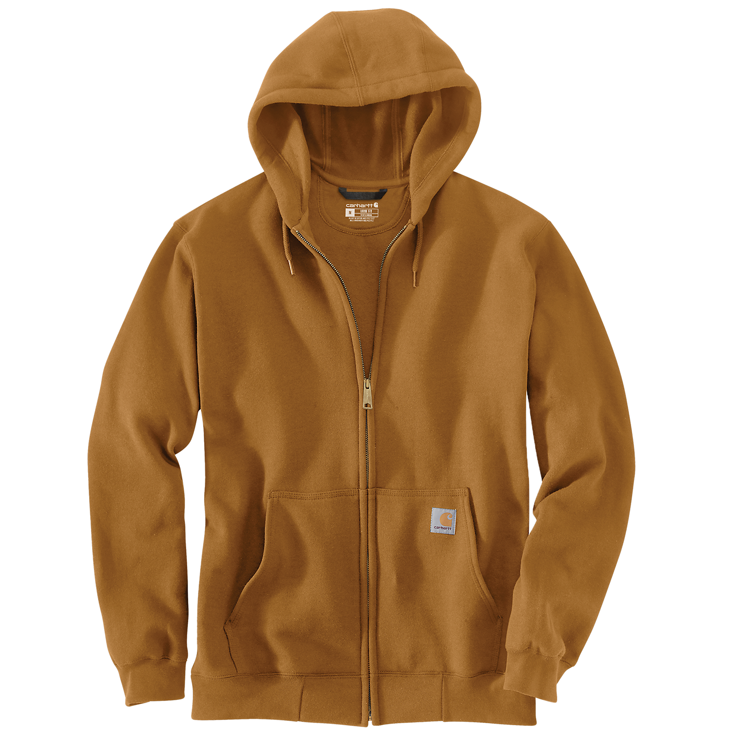 Carhartt Hooded Sweatshirt With Zipper K122 - BRN
