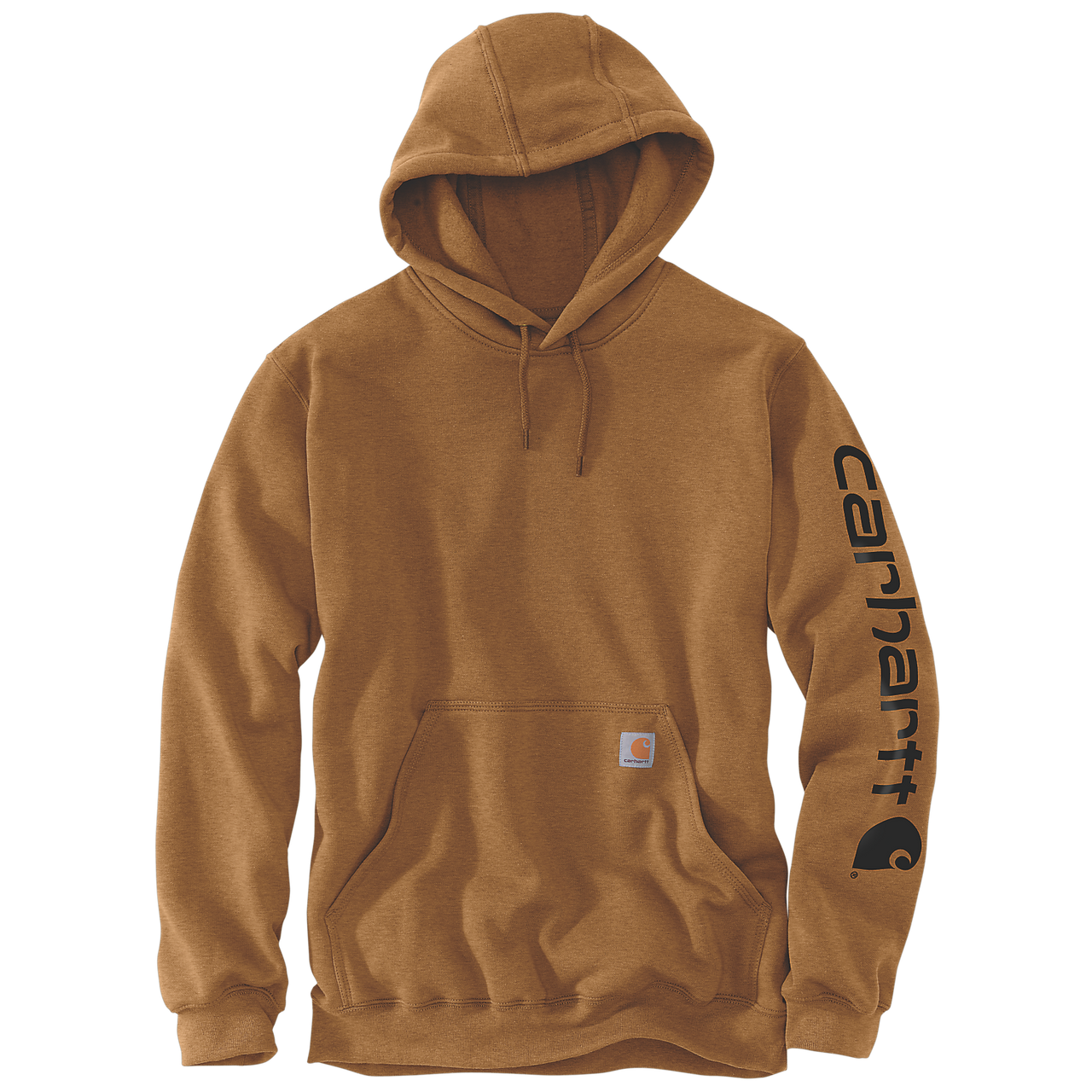 Carhartt Trui Met Capuchon En Mouwlogo - K288 Carhartt Brown