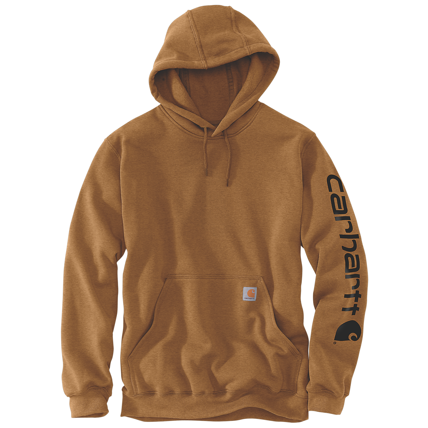 Carhartt Trui Met Capuchon En Mouwlogo - K288 Carhartt Brown