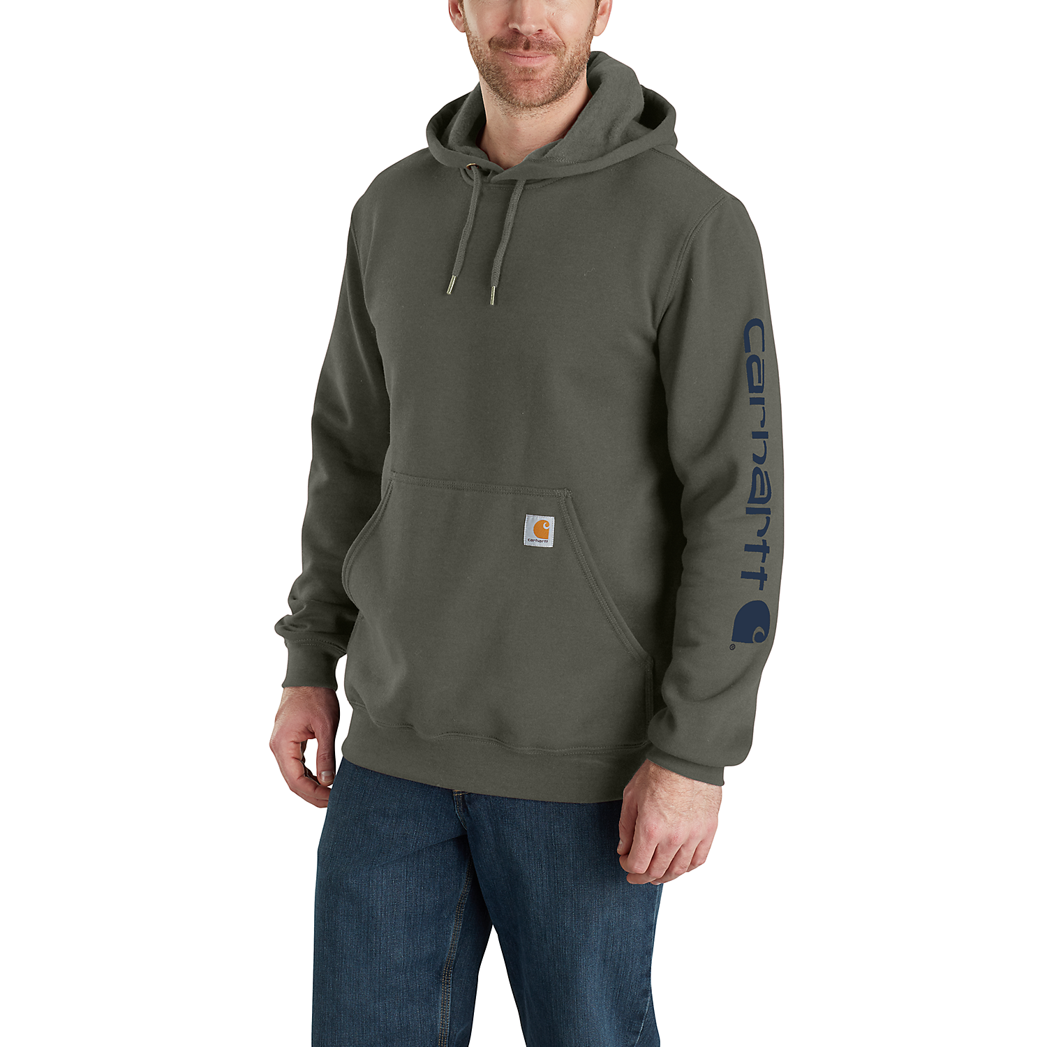 Carhartt Logo Sleeve Graphic Sweatshirt - K288 DOV