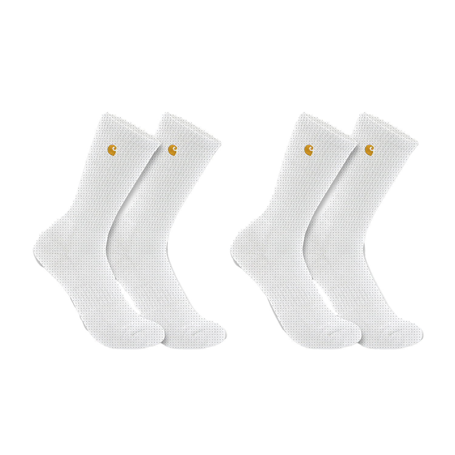 Carhartt Force Midweight Crew Sock 2 Pack - SC2252 White