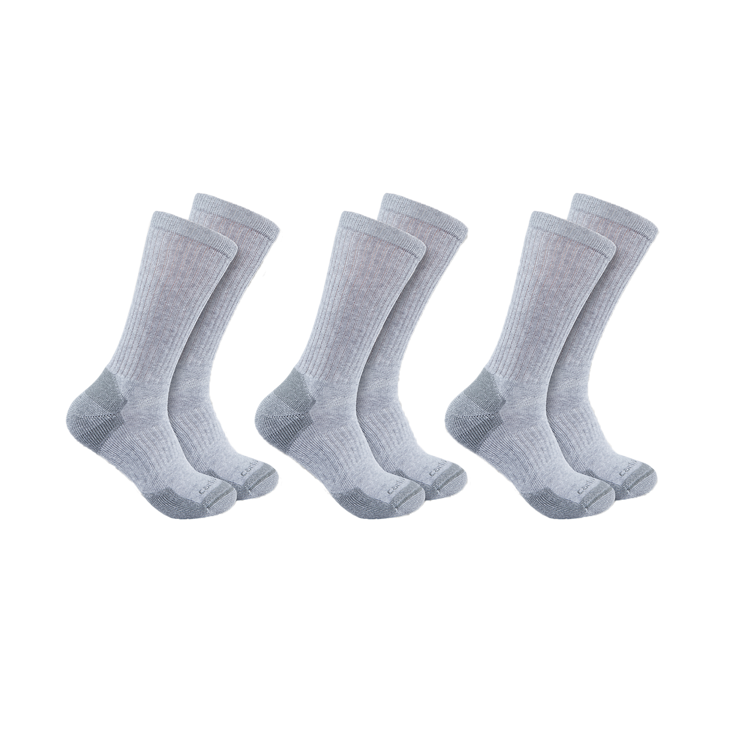 Carhartt Cotton Blend Crew Sock 3 pack - SC6203M GRY