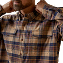Ariat Rebar Flanel Dura Stretch Werkshirt Voor Heren 
