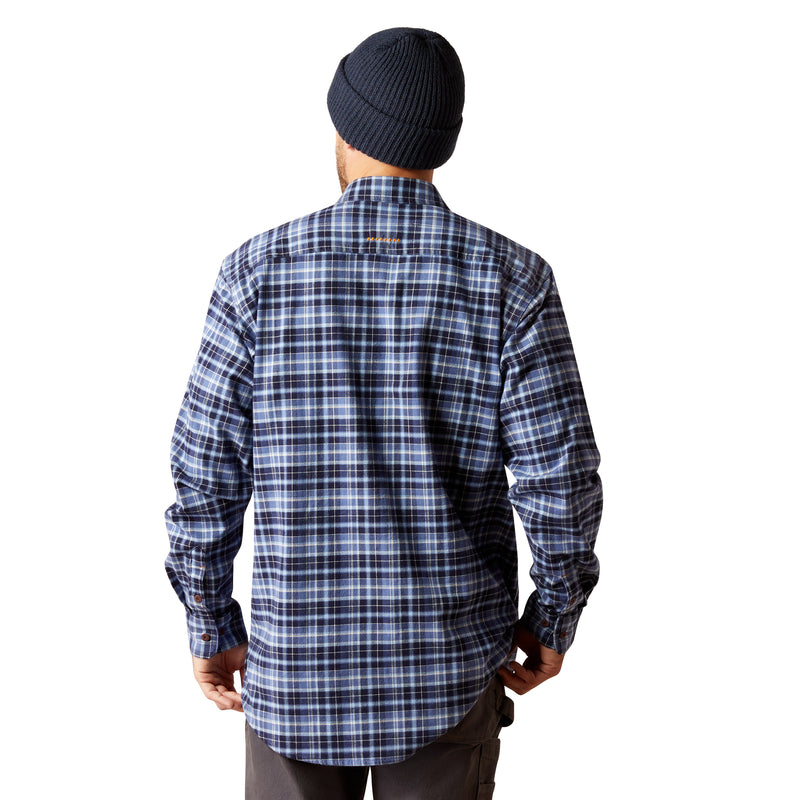 Ariat Men's Rebar Flannel DuraStratch Work Shirt - Allure Plaid