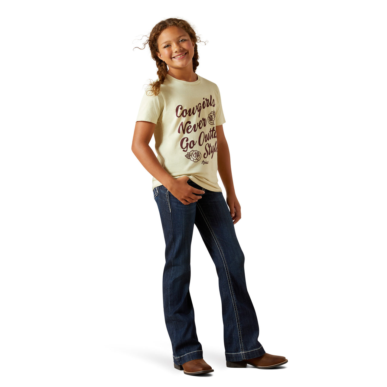 Ariat Girls Shirt Never Outta Style
