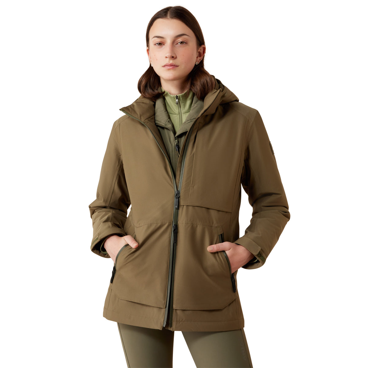 Ariat Women's Waterproof Outer Banks H2O Jacket - 10079678 Kalamata