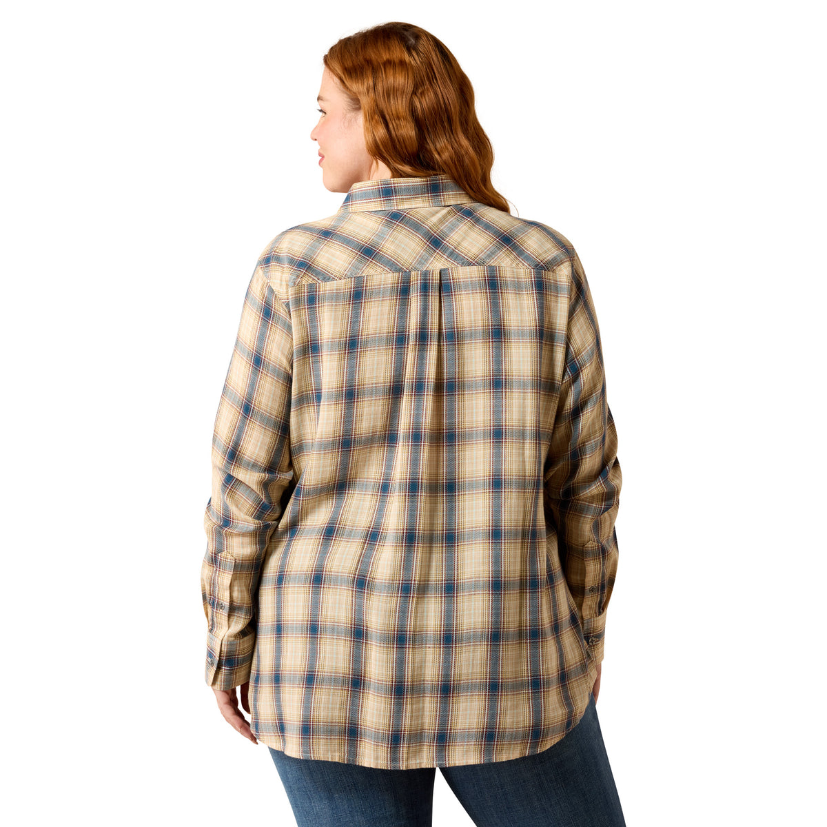 Women's Billie Jean Loose Shirt Horizon Plaid - 10079346