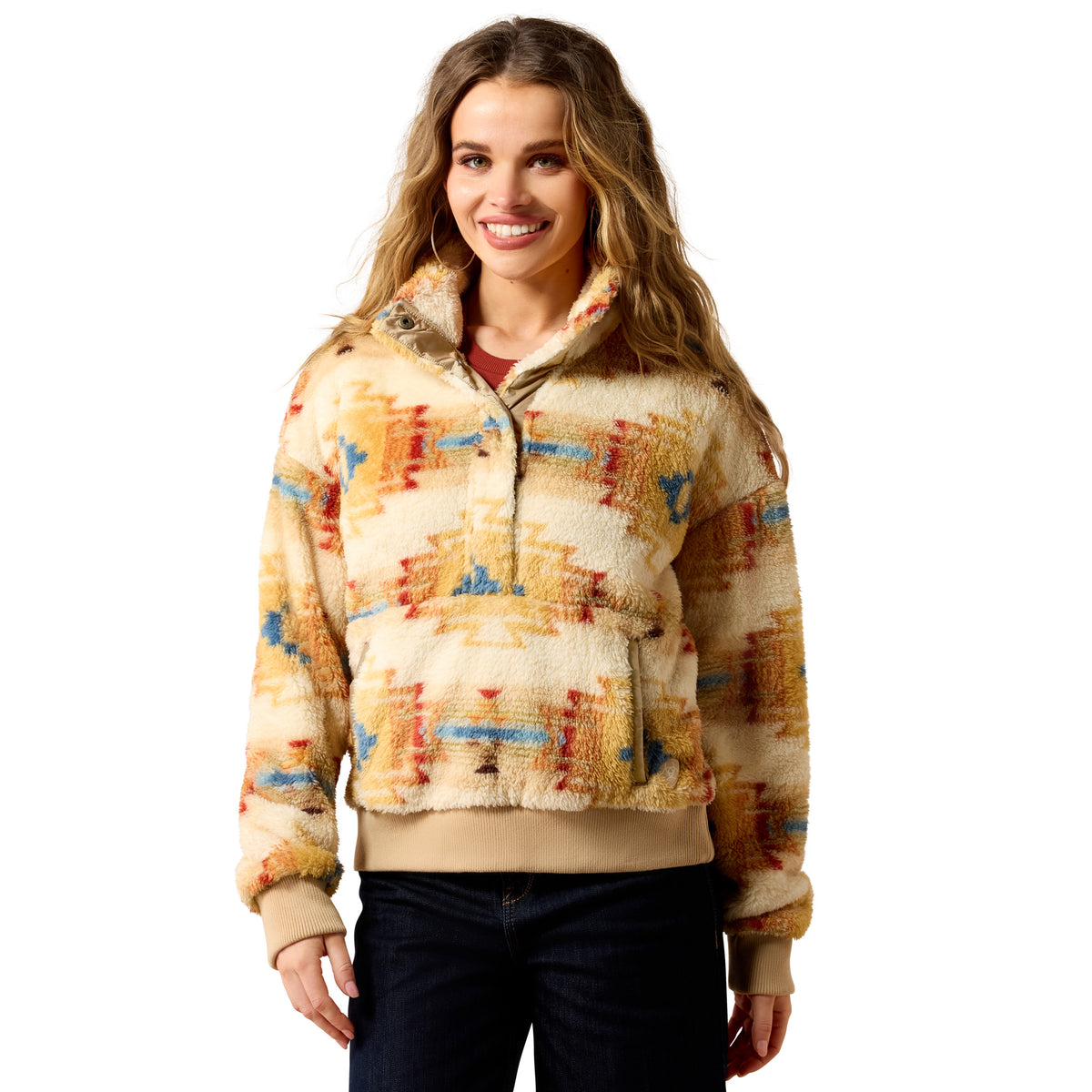 Ariat Women's Berber Sweatshirt - 10079471  SONOMA SOUTHWEST PRINT