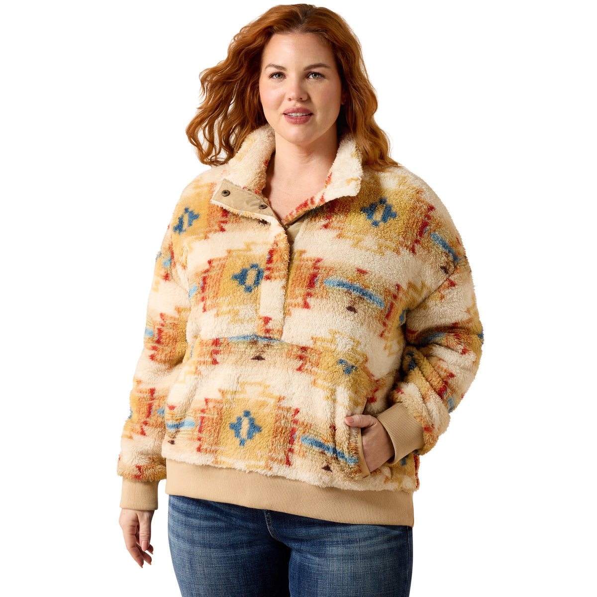 Ariat Women's Berber Sweatshirt - 10079471  SONOMA SOUTHWEST PRINT