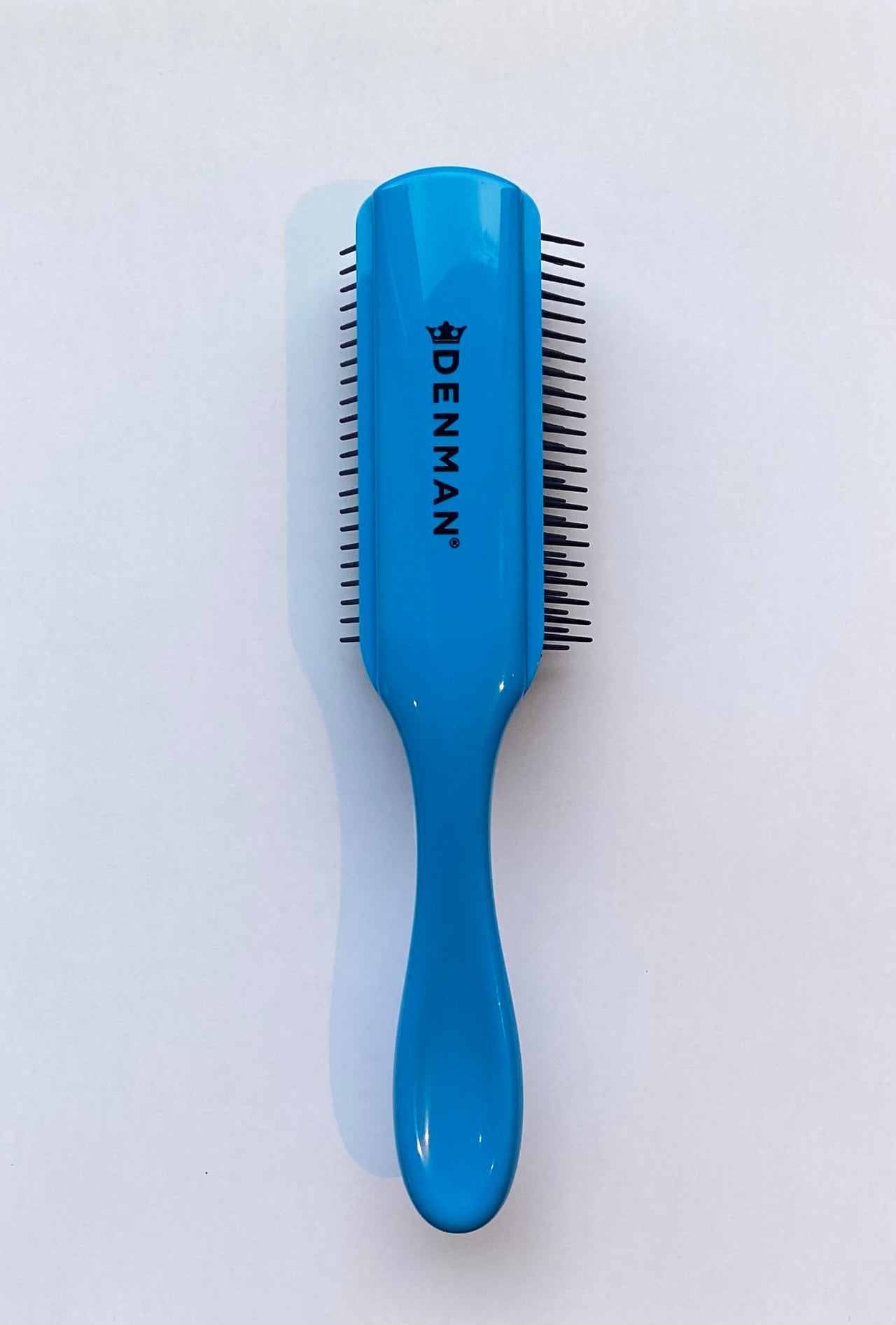 Topline Brush Denman 9 row - Santorini Blue with black pins