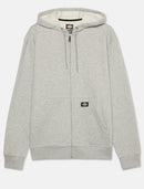 Dickies Full Zip Fleece Hoodie - Heather Grey