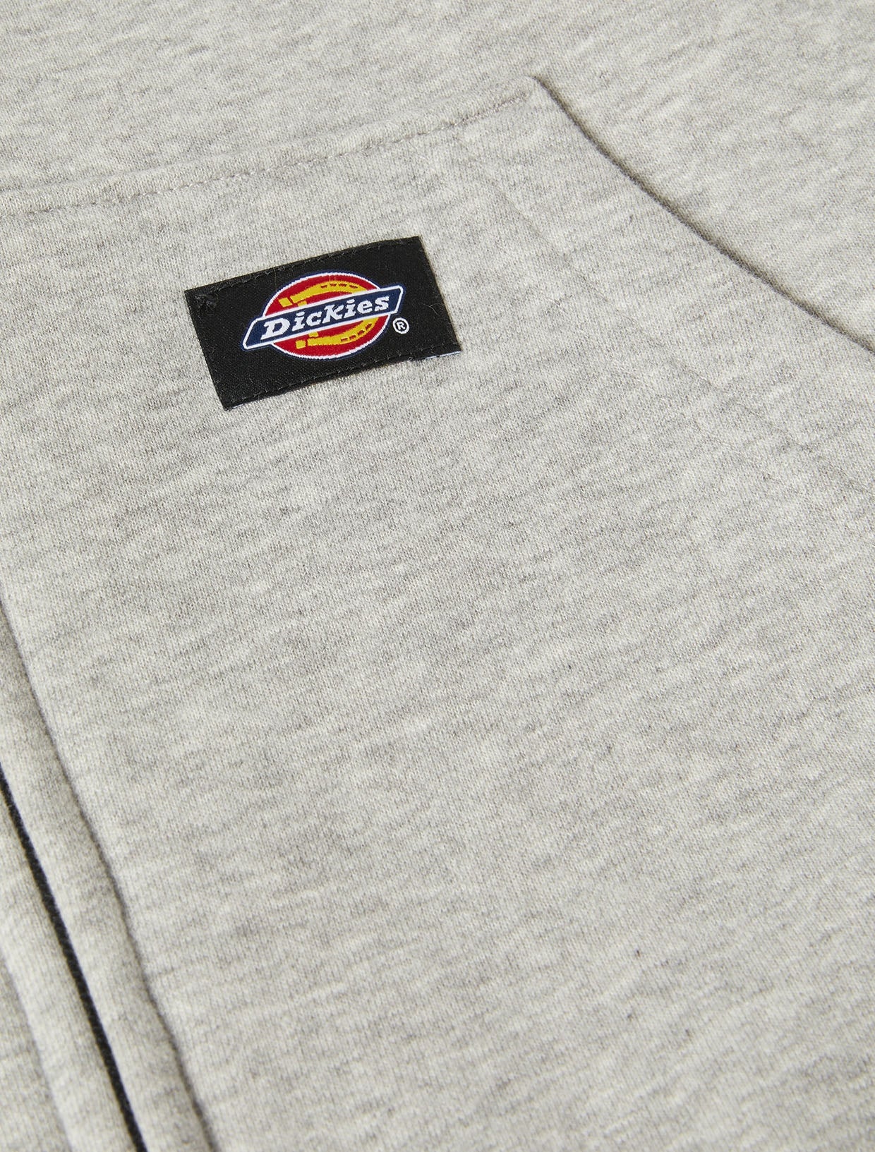 Dickies Full Zip Fleece Hoodie - Heather Grey