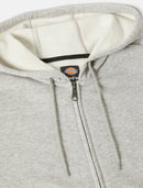 Dickies Full Zip Fleece Hoodie - Heather Grey