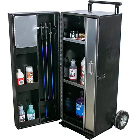 High rise showbox Black door