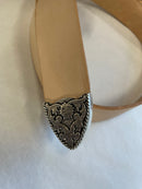 Handmade Western Belt - Tan