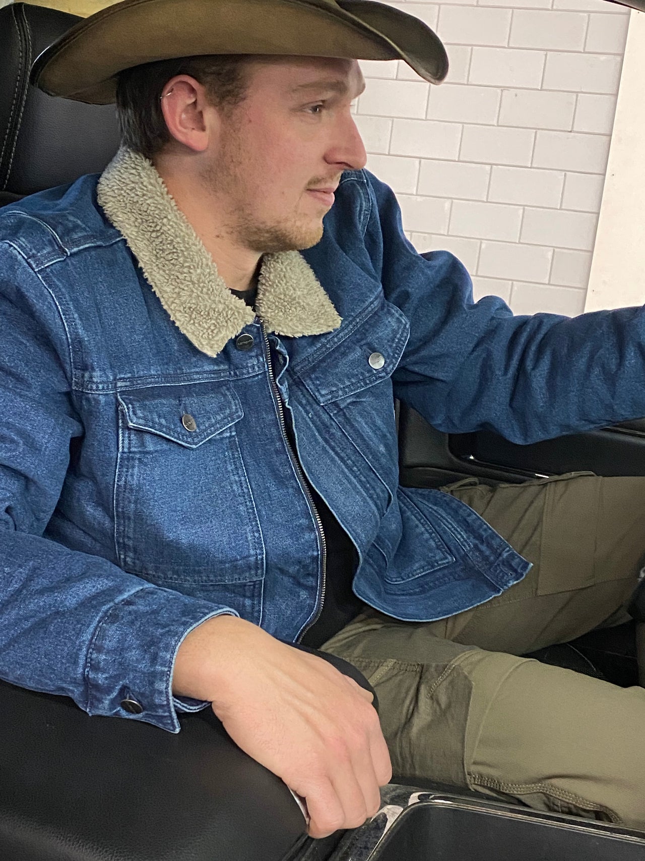 Carhartt Denim Sherpa Jacket 105478