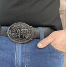 Gürtelschnalle "Cowboy Sh*t"