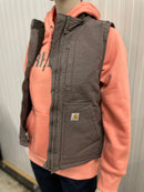 Carhartt Women's Sherpa Lined Mock Neck Vest - 104224 032