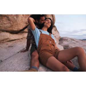 Key Rugged Flex Canvas Shortall - Carhartt Brown 105268