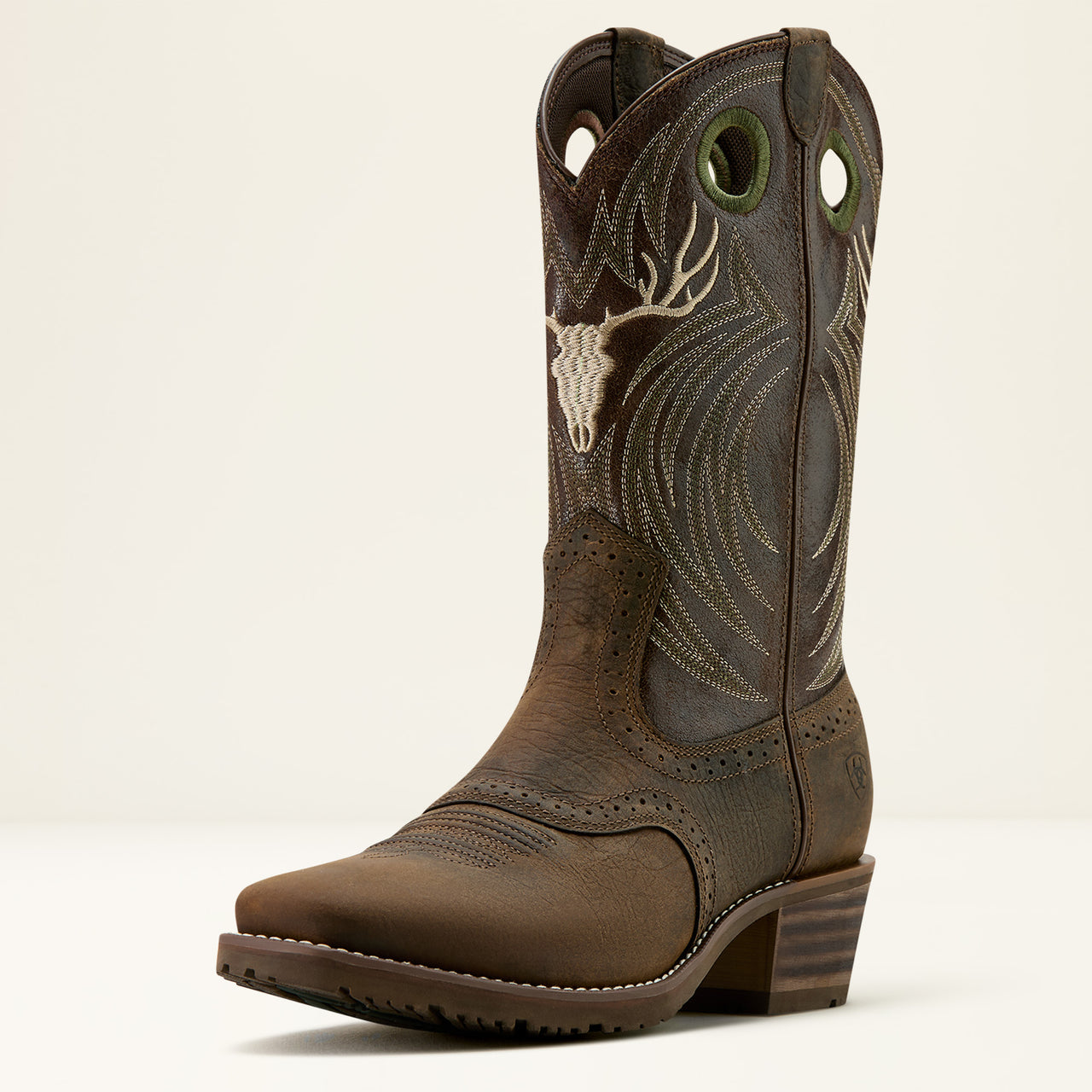 Ariat Mens Hybrid Antler Taupe/Espresso 10061156