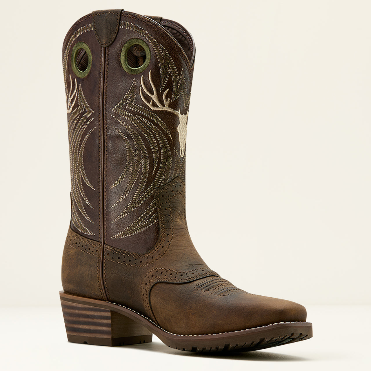 Ariat Mens Hybrid Antler Taupe/Espresso 10061156