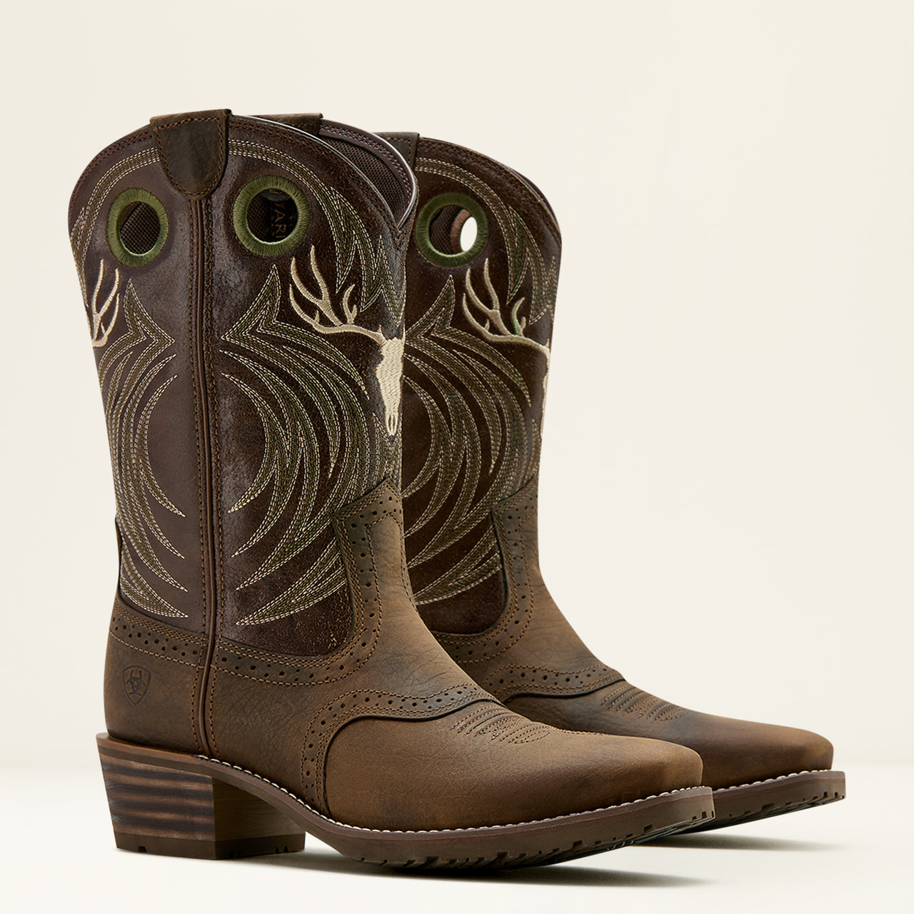 Ariat Mens Hybrid Antler Taupe/Espresso 10061156