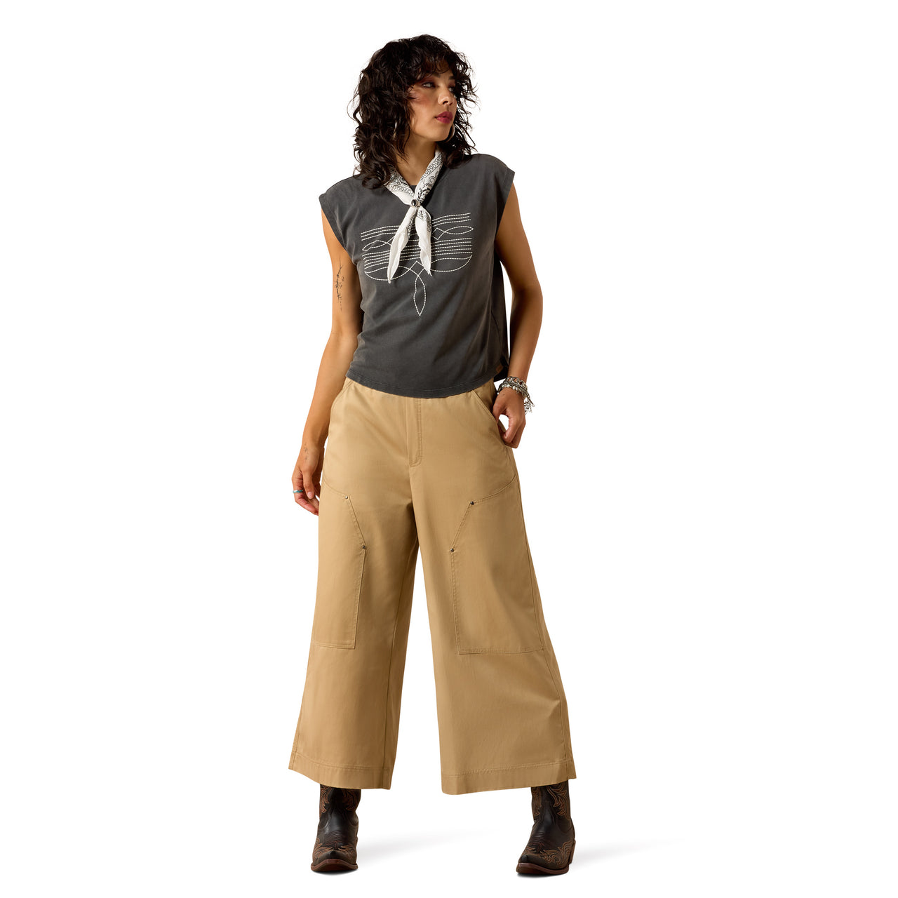 Ariat Dames Dallas Cropped Shirt - 10071109