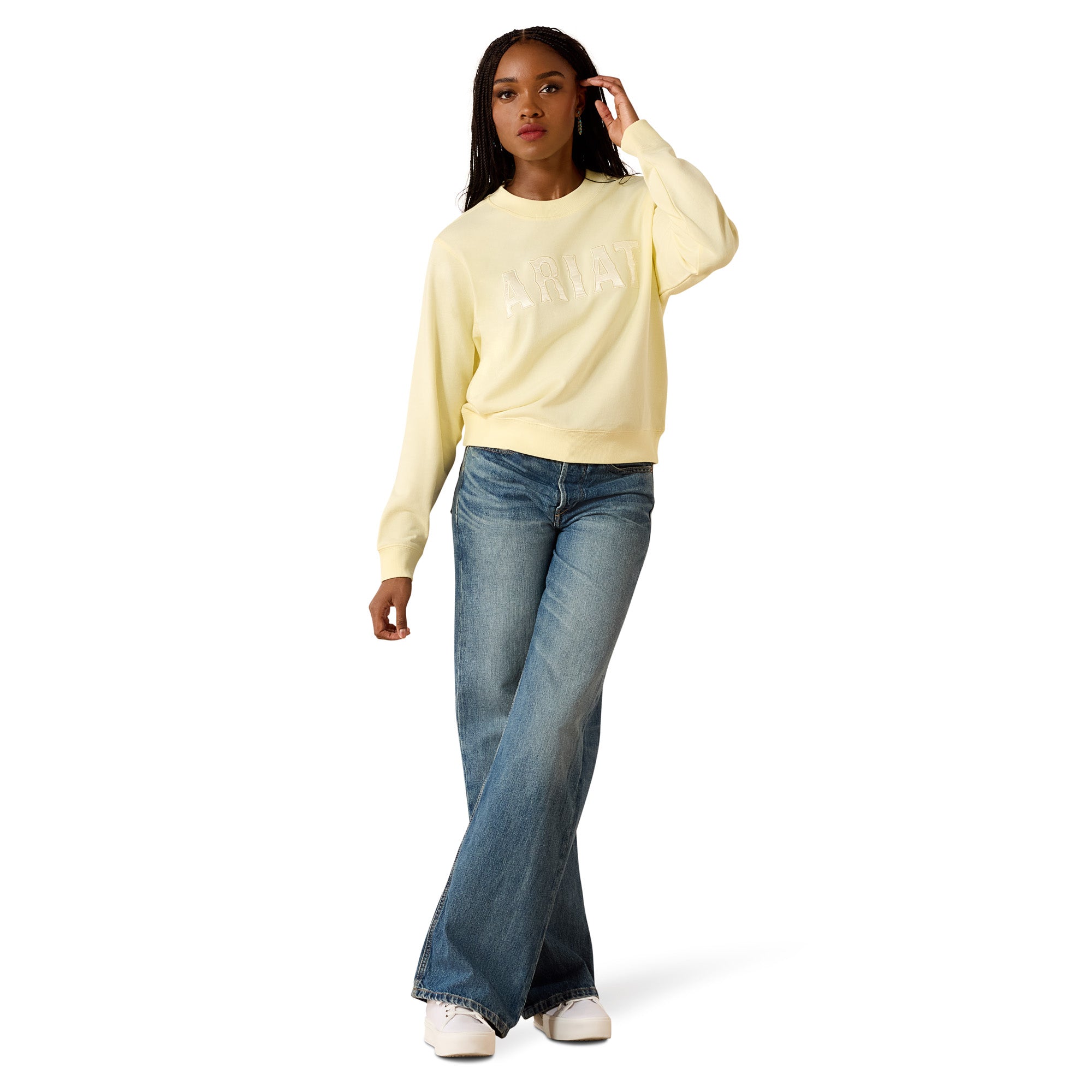 Ariat Womens Essential Crew Sweatshirt Pear - 10071634