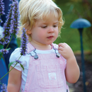 Key Baby Size Coverall Pink Striped