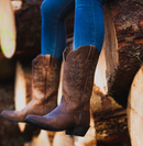 Ariat Womens Heritage Western R-toe - Brown 10001021
