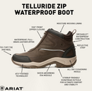 Ariat Women's Telluride Zip Waterproof Boot  - 10027336