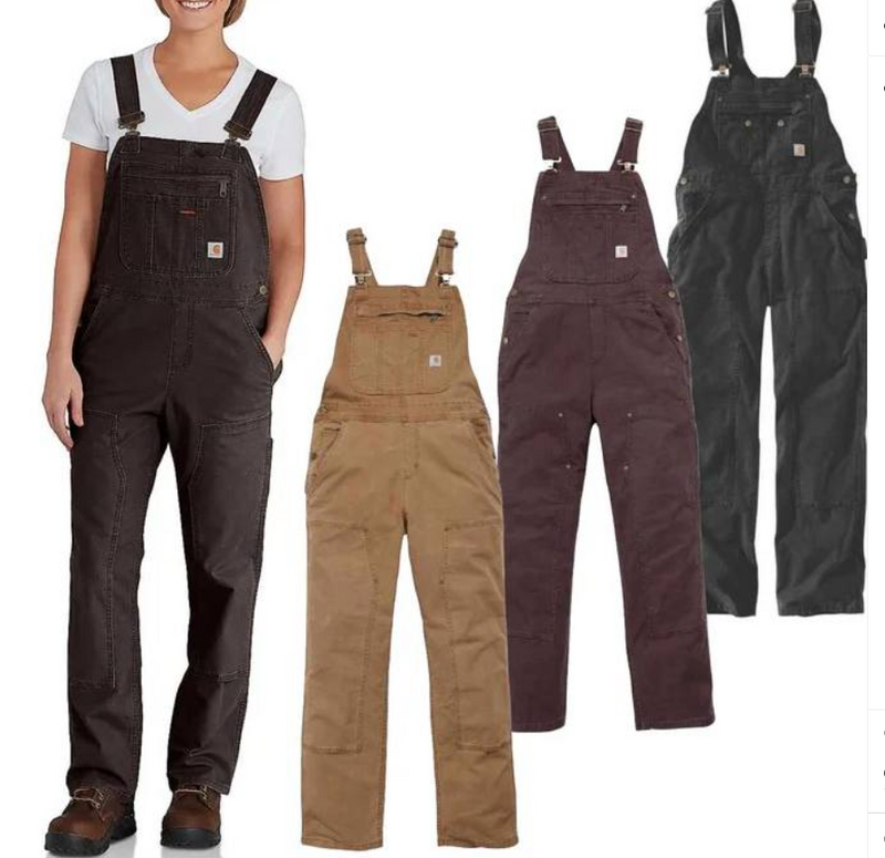 Carhartt Women's Crawford Coverall - 102438 Dark Brown - Livestock Carhartt Women's Crawford Coverall - 102438 Dark Brown - Livestock