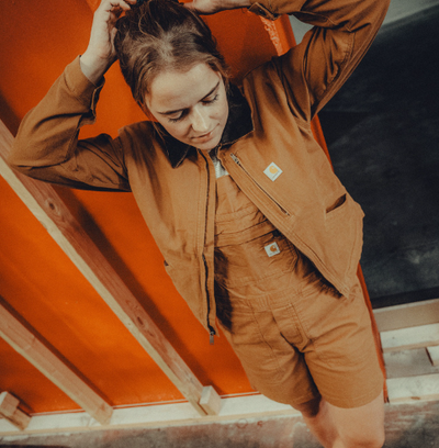 Carhartt Women's Canvas Detroit Jacket - 106208 BRN - Livestock